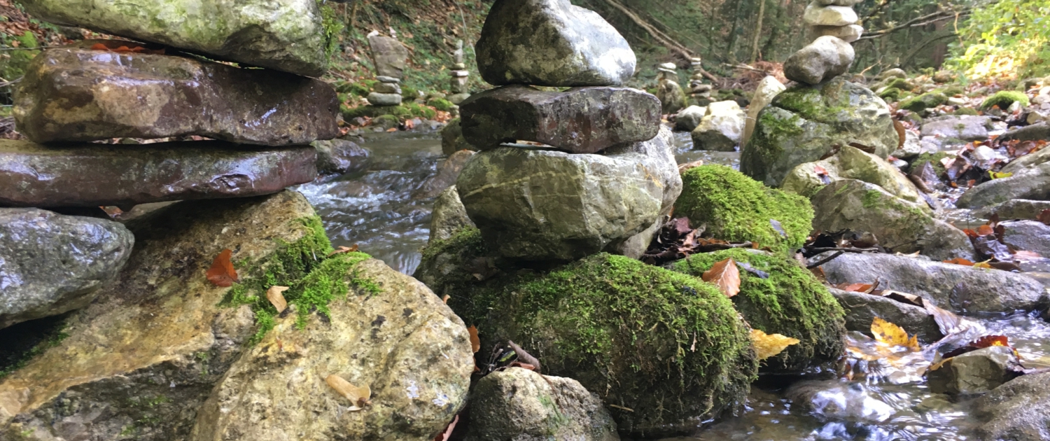 Steinmandl im Zögersbach 1